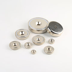 Neodymium Potmagneet met Verzonken boorgat