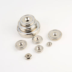 Neodymium Potmagneet met Verzonken boorgat