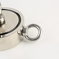 Dubbelzijdige vismagneet met dubbele bevestigingsoog – Krachtig & veelzijdig