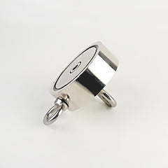 Dubbelzijdige vismagneet met dubbele bevestigingsoog – Krachtig & veelzijdig