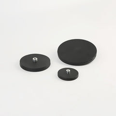Neodymium Magneet met Rubberen Coating en inwendig Schroefdraad