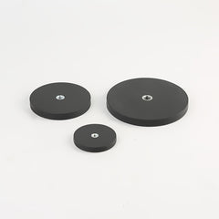 Neodymium Magneet met Rubberen Coating en Platte Inwendige Schroefdraad