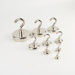 Neodymium Potmagneet met Open Haak – Supersterk en Verplaatsbaar