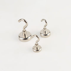 Neodymium Potmagneet met Open Haak – Supersterk en Verplaatsbaar