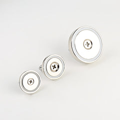 Vismagneet met verzonken gat – Enkelzijdig | Krachtige neodymiummagneet