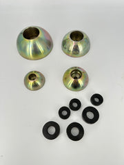 Steel magnetic recess former