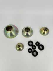 Steel magnetic recess former