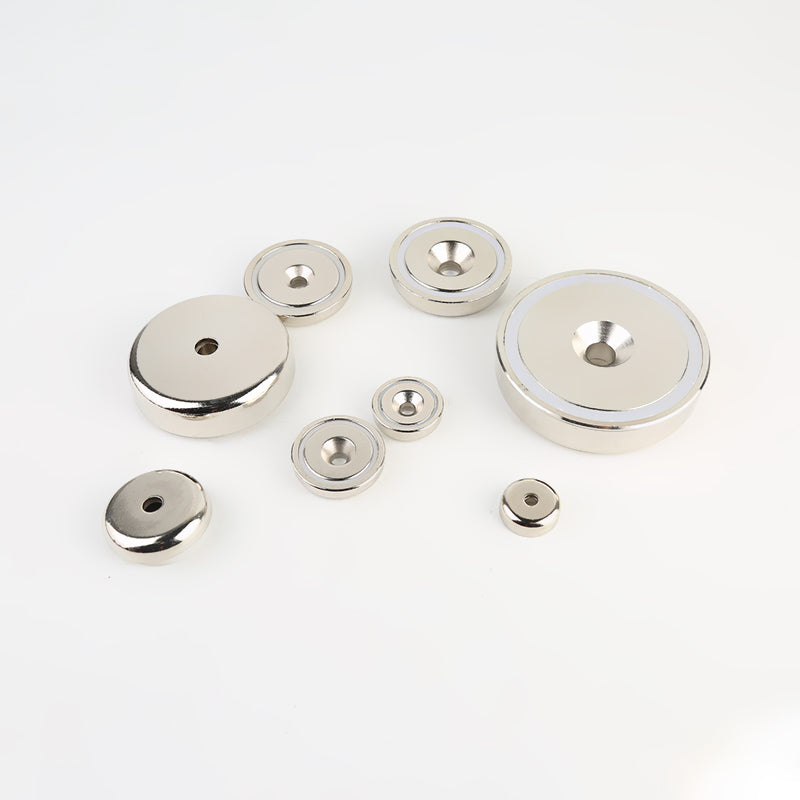 Neodymium Potmagneet met Verzonken boorgat