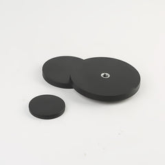 Neodymium Magneet met Rubberen Coating en Platte Inwendige Schroefdraad