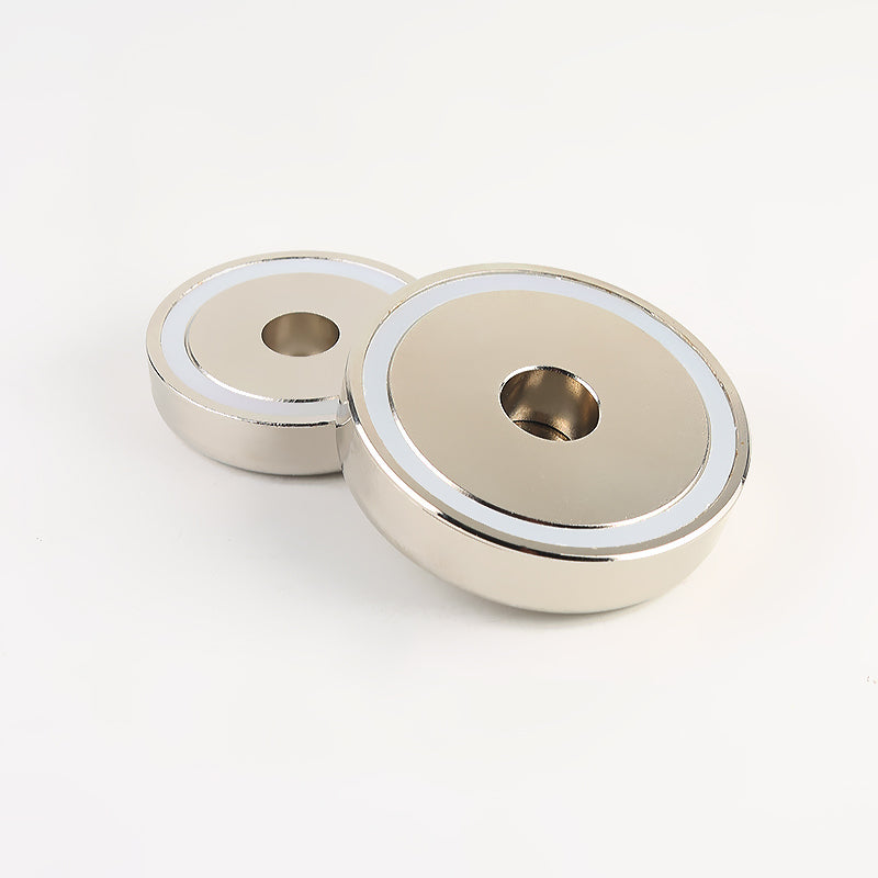 Nedymium Potmagnet met Boorgat