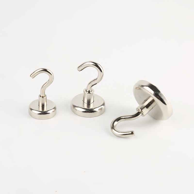 Neodymium Potmagneet met Open Haak – Supersterk en Verplaatsbaar