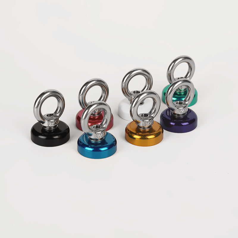 Geëlectroforeerde Neodymium Potmagneet met Gesloten Haak