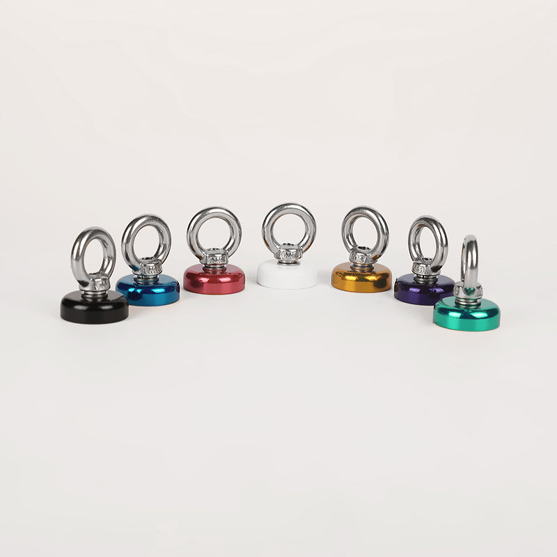 Geëlectroforeerde Neodymium Potmagneet met Gesloten Haak