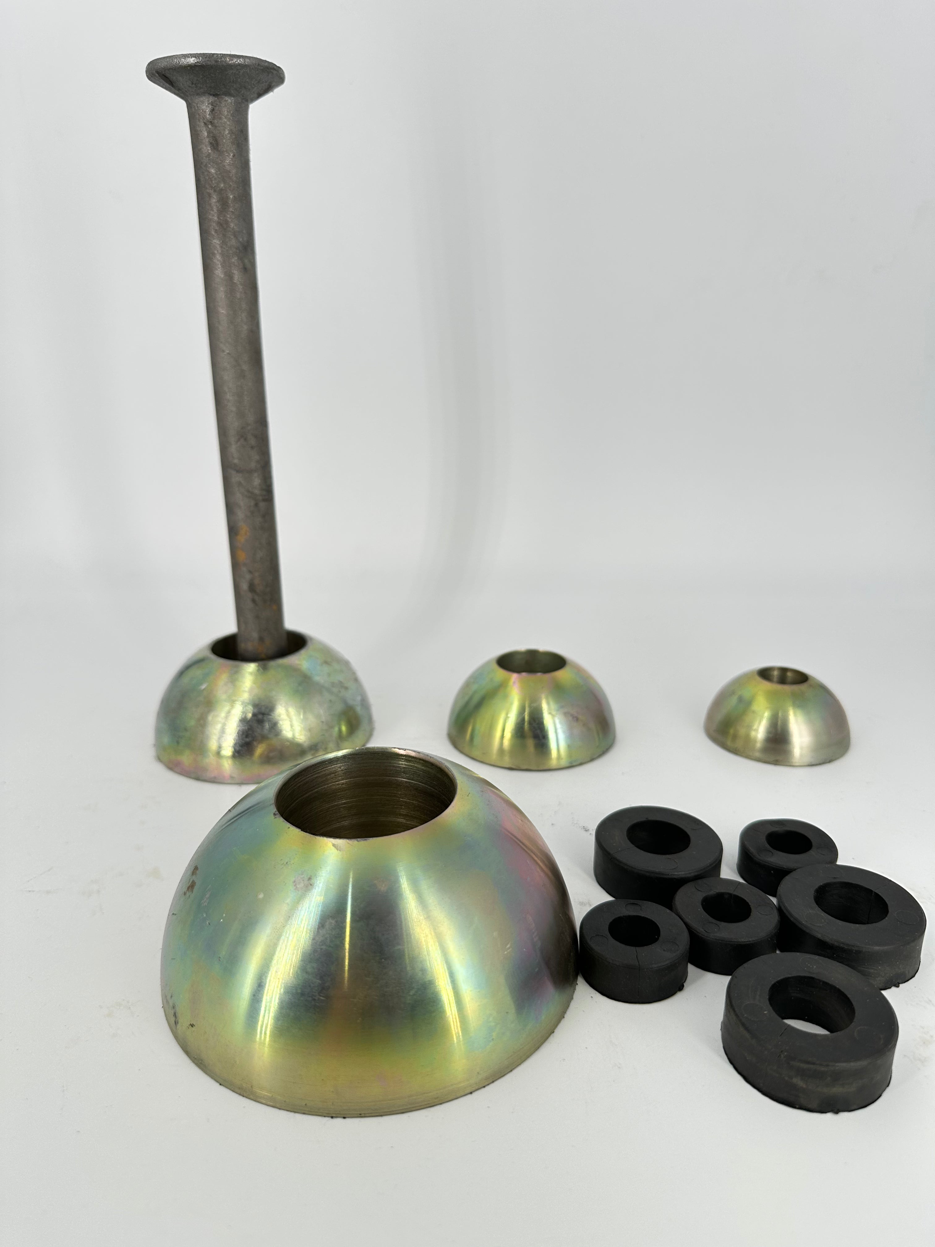 Steel magnetic recess former