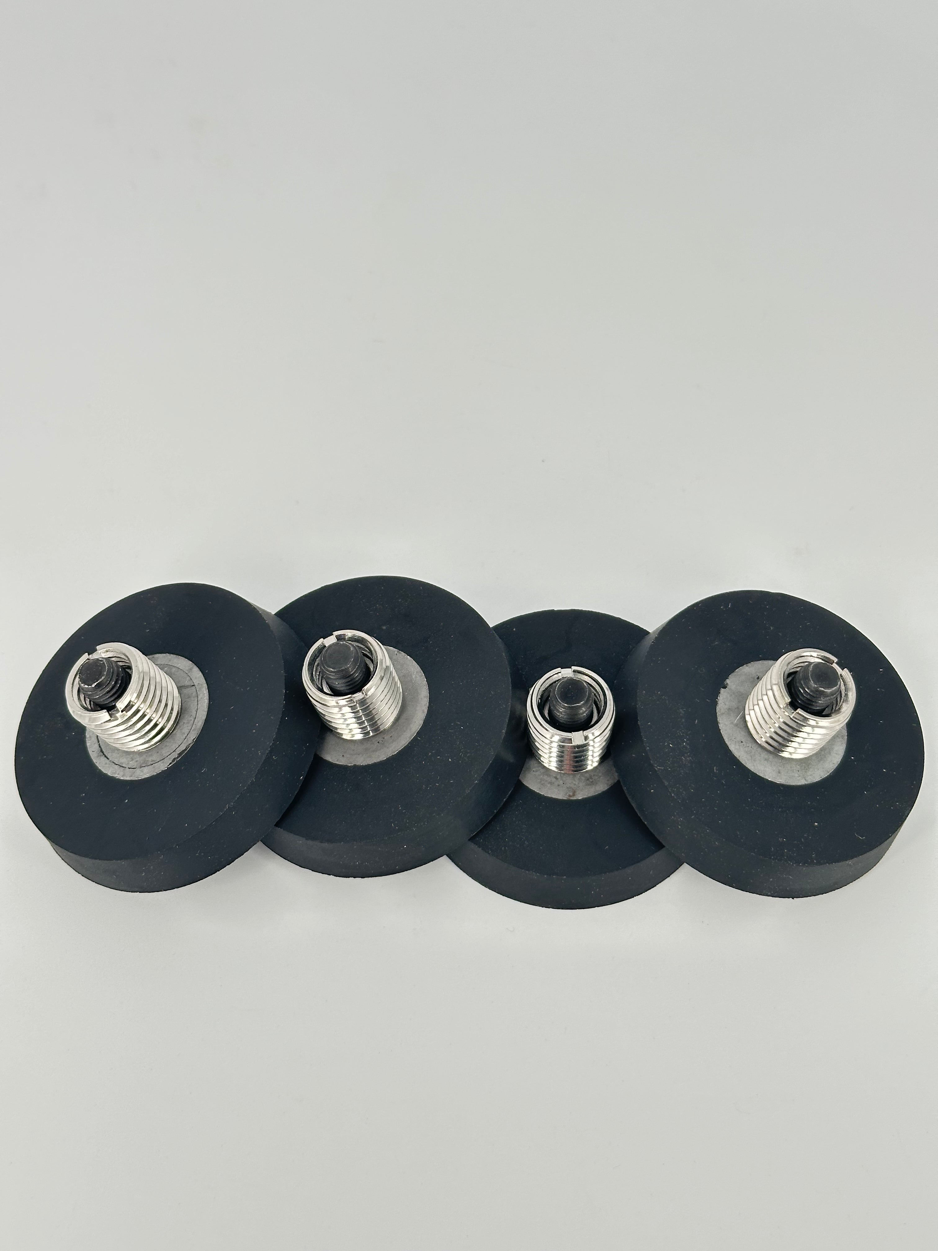 Schroefhulsmagneet met rubber