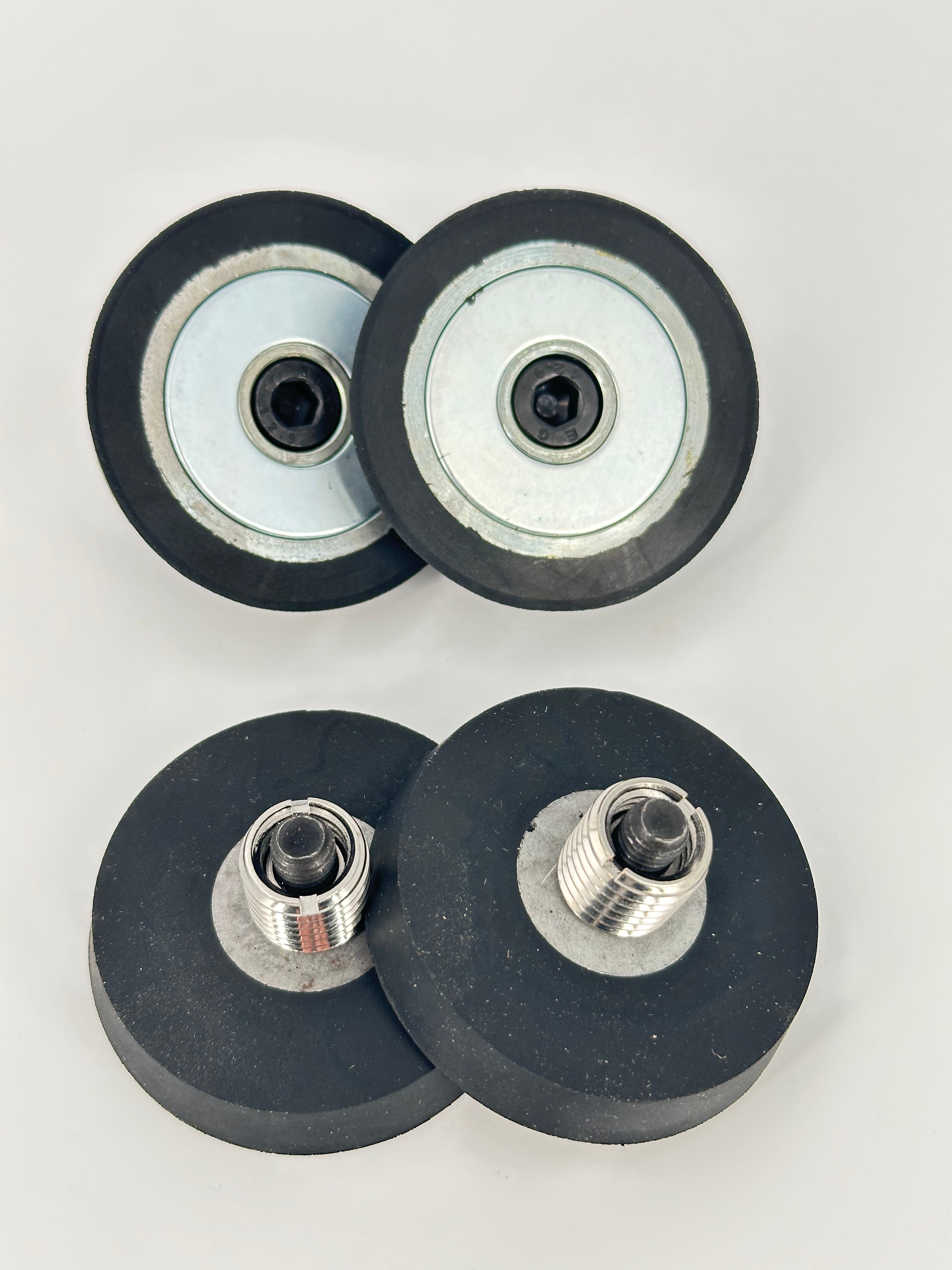 Schroefhulsmagneet met rubber